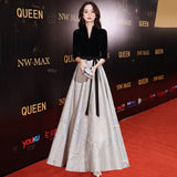 Evening Dress Dress Women 2026 New Spring And Summer Temperament Show Choir Dress Black Banquet Long Dress HZ0517