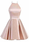2026 New Hanging Neck Sling Back To School Sex Short Skirt Banquet Party Party Performance Dress Dress HZ0517