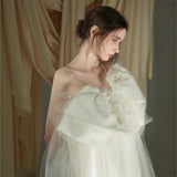 In The Fugitive Princess French Light Wedding Dress Morning Dress Wedding Dress Wedding Dress Light Luxury High-End Dress HZ0517