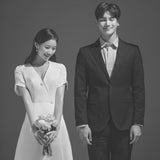 Light Wedding Dress 2026 New Bridal French Super Fairy Doodles Travel Film Thin Out Simple Evening Dress Autumn HZ0517