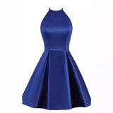 2026 New Hanging Neck Sling Back To School Sex Short Skirt Banquet Party Party Performance Dress Dress HZ0517