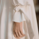 French Light Wedding Dress 2026 New Bridal Simple Dingy Travel Temperament Thin Out Of The Small Tail Dress HZ0517