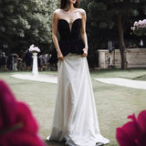 High-End Feel Evening Dress French Black And White Classic Color Retro Banquet Wedding Dress Dress Dress Light Luxury HZ0517