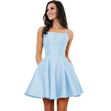 Sexy Sling Dress Short Skirt Bare Back Strap Dress Short Skirt New Dress Small Dress HZ0517