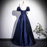 Blue Evening Dress Women 2026 New Advanced Sensing Adult Piano Vocal Performance Graduation Chairȹ HZ0517