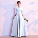 Black Temperament Evening Dress Dress Women 2026 New Banquet Host Long Art Exam Choral Conductor Dress HZ0517