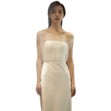 Light Wedding Dress 2026 New Densate French Simple Boobs Yarn Temperament Bride White Engagement Dress HZ0517