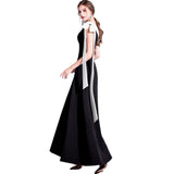 Black Evening Dress Women 2026 New Single-Shoulder Temperament Banquet Dress Shown Skinny Daily Dress HZ0517