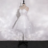 French Lace Sling Light Wedding Dress 2026 New Sentage Simple Bridal Engagement Certificate Travel Dress Lolita HZ0517