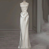 Scenic Light Wedding Dress French White Super Fairy Bosom Yarn 2025 New Summer Lazy Design Dress HZ0517