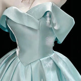 Dress New One-Word Shoulder Dress Poncho Dress Short Lantern Dress Vocal Art Exam Registration Toaster HZ0517