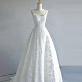 French Brated Dress Bridal Light Wedding Dress White High-End Light Luxury Slimming 2026 New Tail Dress HZ0517