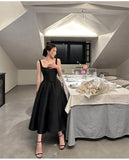 White Hepburn Dress 2026 New Sling Small Dress Small White Dress Waist Can Wear Dress Light Wedding Dress HZ0517