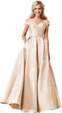 Wish-Shouldered Stew Formal Dress 2026 New Simple Shoulder Multi-Color Evening Dress Dress HZ0517