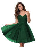 Suspension Evening Dress Sexy Temperament V-Neck Dress Tulle Classmates Party Party Banquet Performance Dress HZ0517
