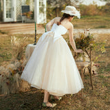 French Bra-Smeared And Light Wedding Dress New Retro-Scented Wedding Dress Dress Dress HZ0517